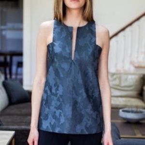 NWT Emerson Fry A Line Mod Top in Slate Tech